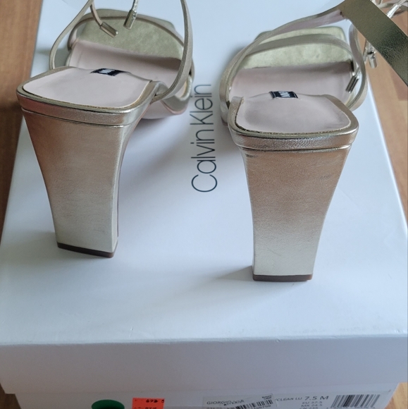 CK strappy square toe heel - Picture 4 of 4